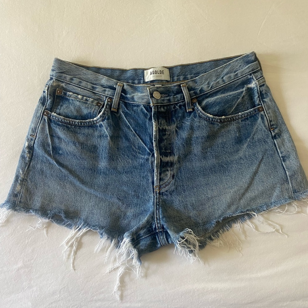 AGOLDE Parker Vintage Cut Off Short Swapmeet-Size 29 - Picture 2 of 7